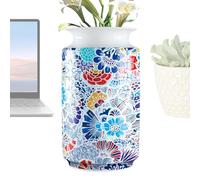 Puzzle Vase Toy - DIY Assembly Brain Game, Unique Craft Construction Model | ABS 3D Decorative 20.5x11.5x11.5cm Coffee Table Window Sill Bookshelf Centrepiece, Educational Thinking Activity Gift For C