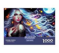 Puzzle Witch 1000 Piece Jigsaw Educational Games Halloween Theme Decoration Puzzle Gifts for Men for Kids And Adults 70x50cm/1000pcs