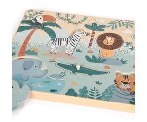 Puzzle With Animal Sounds Safari Small Foot Genuine Jigsaw High Quality Toy Gift
