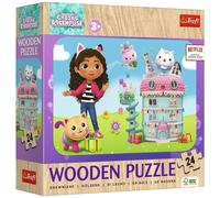Wooden Jigsaw Puzzle Junior 24 - Gabby's Dollhouse