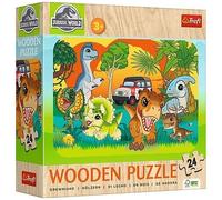 Puzzle Wooden 24 Meet The Dinosaurs Trefl Puzzle Top