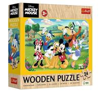 Puzzle Wooden 24 Mickey With Friends Trefl Puzzle Top