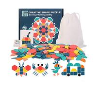 Puzzle Wooden Shape Puzzle Toy For Kids Rainbow Geometric Toy For Child Fine Motor Skill Kindergarten Wooden Shape Puzzles Kids