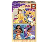 Puzzle X25 Beauty And The Beast Vaiana Treasure Clementoni