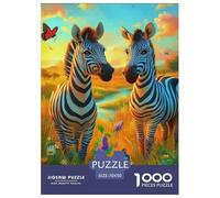 Puzzle Zebra 1000 Pieces for Adults Jigsaw Educational Games African Animal Theme Decoration Puzzle Gifts for Men for Both Adults And Children 70x50cm/1000pcs