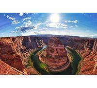 puzzle100 pieces,Natural Beauty,USA,River,Arizona,Sun,Grand Canyon,Colorado River 45.5x35.5CM