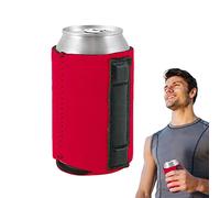 puzzlegame Can Sleeves - Magnetic Blank Can Cooler Sleeves,Soft Insulated Beer Can Cooler Sleeves, Plain Black Can Sleeves for Soda, Beer & Water Bottles, Wedding Favors