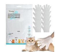 puzzlegame Dog Cleaning Gloves Wipes - Pet No Rinse Pet Wipes | Easy Bath Mittens, Pet Bath Wipes, Dog Wipes, Cat Wipes for Bathing Grooming