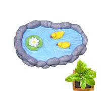 puzzlegame Miniature Garden Accessories, Water Pool Ornaments, Cute Handcrafted Reusable Stylish Resin Miniature Garden Accessories For Fairy Garden Miniature
