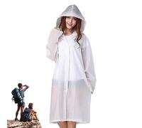 puzzlegame Poncho Raincoat,Pocket Size Portable Rain Poncho - Rain Gear Ponchos Adult for Camping Hiking Travelling, Clear Rain Poncho for Adults Families Women Men Individuals