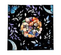 puzzlegame Tarot Cloth - Cloths Spiritual - Spiritual Cloth For Sacred Places, Sea Of Butterflies And Flowers Tarot Table Sacred Cloth