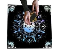 puzzlegame Tarot Cloth For Reading, Cloths Spiritual, Spiritual Cloth For Sacred Places, Sea Of Butterflies And Flowers Tarot Table Sacred Cloth