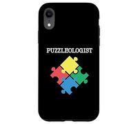 Puzzleologist Jigsaw Puzzle Lover Men Women Kids Puzzler Case for iPhone XR