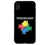 Puzzleologist Jigsaw Puzzle Lover Men Women Kids Puzzler Case for iPhone XS Max