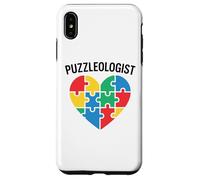 Puzzleologist Jigsaw Puzzle Lover Solver Women Kids Puzzler Case for iPhone XS Max