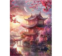 Puzzles 100 Pieces for Adults,15.6x11 inch Jigsaw puzzles for adults Challenging Educational Games Home Decoration Puzzle Theme: Classical Loft Scenery