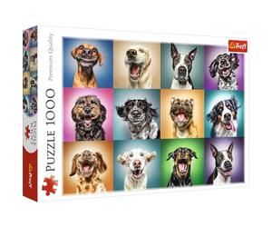 Puzzles - "1000" - Lustige Hunde Porträts