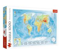 Puzzles - "1000" - Physische Weltkarte