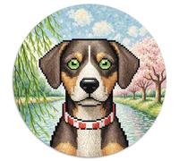 Puzzles 1000 Piece 1000pcs (67.5x67.5cm) for Adults & Kids Dobie Dog Challenging & Educational Art Animal Cute Pets Educational Games Cardboard Challenge