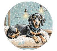 Puzzles 1000 Pieces 1000pcs (67.5x67.5cm) for Adults Dobie Dog Challenging & Educational Art Animal Cute Pets Educational Games Cardboard Challenge