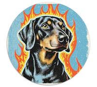 Puzzles 1000 Pieces 1000pcs (67.5x67.5cm) Toy for Kid Dobie Dog Challenging & Educational Art Animal Cute Pets Family Game Cardboard Challenge