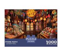 Puzzles 1000 Pieces Age 12+ for Adults 。 Puzzles for Adults Candy Store 1000 Piece Puzzle Educational Games-multicolored-Home Decoration Puzzle 38x26cm/1000pcs