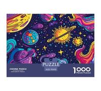 Puzzles 1000 Pieces Age 12+ for Adults 。 Puzzles for Adults Celestial Body 1000 Piece Puzzle Educational Games-Strange Planet-Home Decoration Puzzle 70x50cm/1000pcs