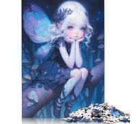 Puzzles 1000 Pieces Cute Celestial Chibi Fairy Jigsaw Puzzle Boys And Girls Difficulty Puzzle Educational Toy Games Family Decoration 1000pcs (75x50cm)
