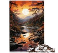 Puzzles 1000 Pieces，dense jungle，for Grownups & Families Wooden Jigsaw Puzzles，Home Educational Games DIY Toys，Size：50x75cm