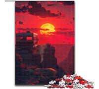 Puzzles 1000 Pieces for Adults A View from Hell Puzzle for Teenager & Families, Perfect DIY Decor & Brain-Teasing Challenge (size : 50x75cm)