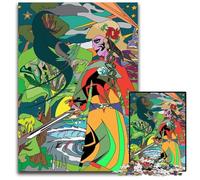Puzzles 1000 Pieces for Adults Abstract Fantasy Figure Challenging Puzzles Perfect for Halloween Christmas Birthday Gift 1000 PCS(75x50cm)