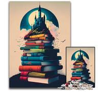 Puzzles 1000 Pieces for Adults Adventure in A Book Challenging Puzzles Perfect for Halloween Christmas Birthday Gift 1000 PCS(75x50cm)