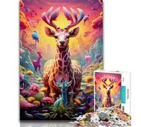 Puzzles 1000 Pieces for Adults African Animals 1000 Pieces for Teenagers,is Ideal As Gifts for The Whole Family for Age 14 (size 75x50cm)
