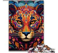 Puzzles 1000 Pieces for Adults African Leopard Puzzle Brain Teaser Game for Teenagers, for Family Game Night (size : 26x38cm)
