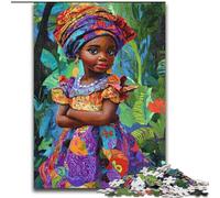 Puzzles 1000 Pieces for Adults African Woman, Suitable for Ages 14 And Up Home Decor Deal As Gifts for The Whole Family (Size 26x38cm)