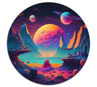 Puzzles 1000 Pieces for Adults Alien Landscape Puzzles for Adults Ideal for Lover,Perfect Christmas,New Year,Valentine's Gift (Size 67.5x67.5cm)