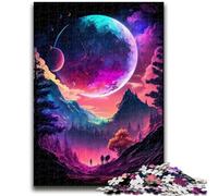 Puzzles 1000 Pieces for Adults Alien Planet Brain Intelligence Challenge Addictive Toys Funny Gift for Ages 14+ 26x38cm