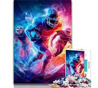 Puzzles 1000 Pieces for Adults American Football Players,Help The Brain Exercise Addictive Toys to Cultivate Patience Artists Collection,Fine Art (75x50cm)