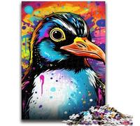 Puzzles 1000 Pieces for Adults Animal Penguins Teenager Jigsaw,Brain Intelligence Challenge Addictive Toys for Home Decoration (75x50cm)