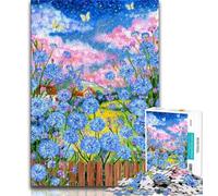 Puzzles 1000 Pieces for Adults Anime Field,Help The Brain Exercise Addictive Toys to Cultivate Patience Artists Collection,Fine Art (38x26cm)