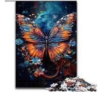 Puzzles 1000 Pieces for Adults Art Dream Butterfly Jigsaw Challenging Brain Teaser for Teenagers, Perfect for Home Decor Or Gift (size : 26x38cm)
