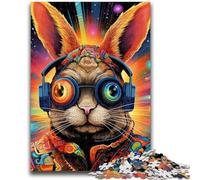 Puzzles 1000 Pieces for Adults Art Rabbits Teenager Jigsaw,Brain Intelligence Challenge Addictive Toys for Home Decoration (75x50cm)