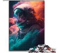 Puzzles 1000 Pieces for Adults Astronaut Nebula cardboard Jigsaw size 26x38cm Ideal for Family Fun, Relaxation