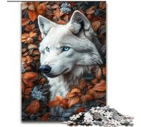 Puzzles 1000 Pieces for Adults Autumn Wolf, Elephant Toy Intellectual Game Birthday Present, Gifts, Wall Art for Ages 14+ (Size 50x75cm)