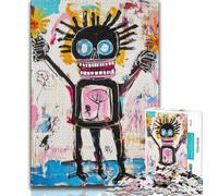 Puzzles 1000 Pieces for Adults Basquiat-style Art,Help The Brain Exercise Addictive Toys to Cultivate Patience Artists Collection,Fine Art (38x26cm)