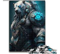 Puzzles 1000 Pieces for Adults Bear of Silence Jigsaw Puzzles Family Interactive Game, Brain Teaser Gift, Educational Toy Size 26X38CM