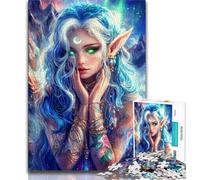 Puzzles 1000 Pieces for Adults Beautiful Anime Girl 1000 Pieces for Adults,Vibrant And Unique Design Relaxing & Challenging Puzzle Experience (size 75x50cm)