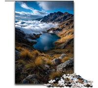 Puzzles 1000 Pieces for Adults Beautiful Mountains And Lakes, Suitable for Ages 14 And Up Home Decor Deal As Gifts for The Whole Family (Size 26x38cm)