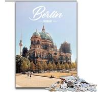 Puzzles 1000 Pieces for Adults Berlin, Decompressing Intellectual Educational Toy Is Ideal As Gifts for The Whole Family 26x38cm