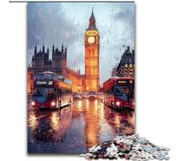 Puzzles 1000 Pieces for Adults Big Ben, London cardboard Puzzles 26X38CM Brain Challenge Game for Teenagers & Family Interaction